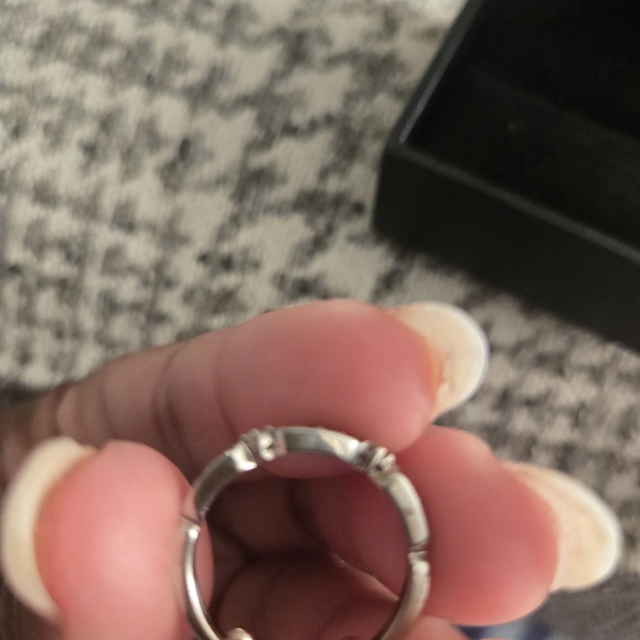 Zales White Gold Diamond Accent Ring - Picture 5 of 6